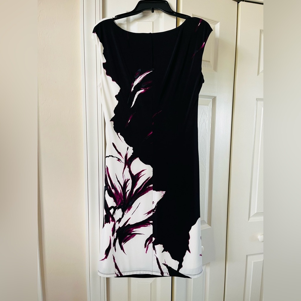 Ralph Lauren Black and White Floral Dress - Picture 2 of 2